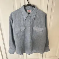 Levi’sシャンブレーシャツ ウエスタン 長袖 M相当　70年代後半〜80年代