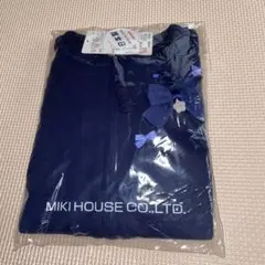 お値下げ　新品　未開封　110 ミキハウス　リボン　カーディガン　羽織　チャック