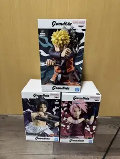 Grandista フィギュアセット ナルト サスケ サクラ　3体　新品未開封