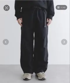 Gramicci for LOWERCASE ナイロンワイドパンツ S