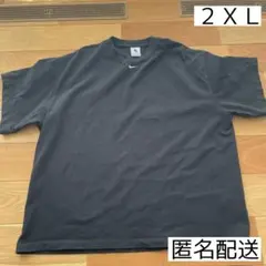 NIKE ナイキ Tシャツ ブラック サイズ XXL メンズ 黒 ワンポイント
