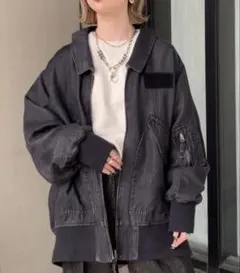 リバーシブルフライトジャケット JEANASIS
