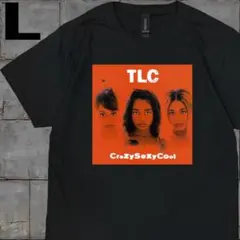 TLC rap hiphop music半袖tシャツ 黒Lサイズ