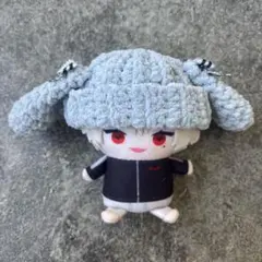 【たれ耳風 ニット帽】にじぱぺっと ぬい帽子 ぬい服