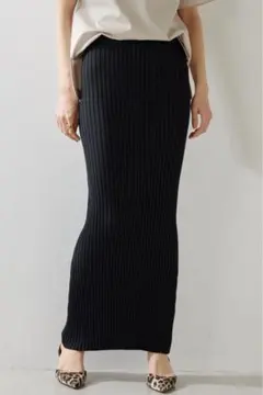 極美品✨ウィムガゼット ニットフィットスカート ブラック 黒 リブ ロング 近年 2025年最新】ウィムガゼット ニットフィットスカートの人気アイテム