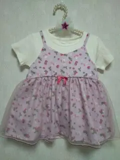 新品マイメロディ、フラワープリントチュニック ピンク