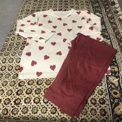 新品ハート柄パジャマ 130cm