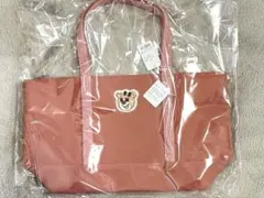 【新品未使用】フェイラー オールドテディ ワッペントートバッグ ピンク 大