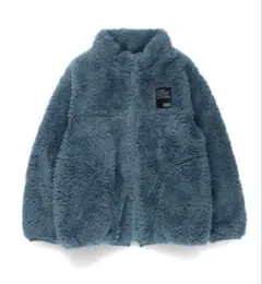 新品　ブランシェス　DRC ボアジャケット 140cm ブルーグレー　フリース