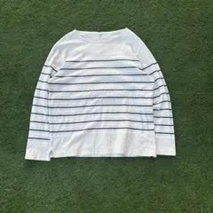 OLD UNIQLOボーダー ロンT y2k 短丈　archive c-boy