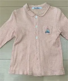 ファミリア　familiar シャツ　チェック　100