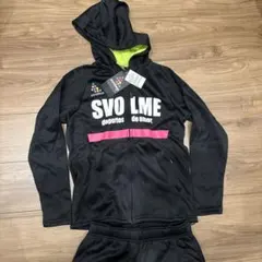 svolme ブラックジャージ上下セット裏面フリース