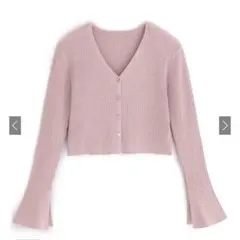 スリットフレアスリーブニットカーディガン[an1241]