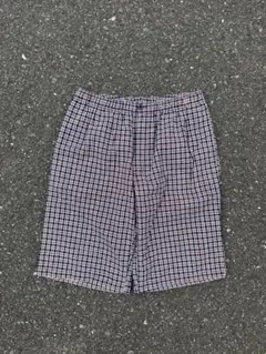 チェックハーフパンツ　オレンジのサムネイル