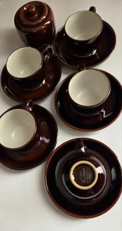 Noritake Folkstone ティーカップ・ソーサー　シュガーポット付き
