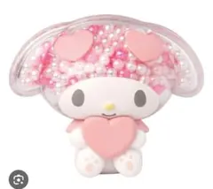 マイメロディ 透明キラキラマスコット たれみみピンク