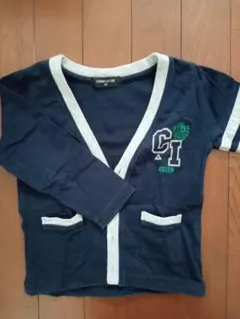 【COMME CA ISM】 ネイビー カーディガン size90