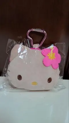 日焼けハローキティ 小型ポーチカラナビ付き