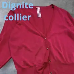 Dignite collier♡ディニテコリエ 金ボタン カーディガン ラミー混のサムネイル