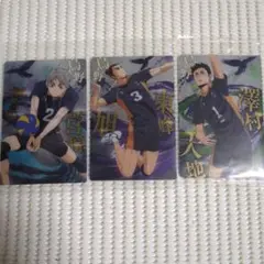 1 ハイキュー ウエハース 澤村大地 菅原孝支 東峰旭