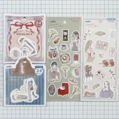 1 シール　シートシール　デザインシール　セリア　キャンドゥ　ダイソー