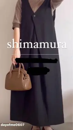 （新品未使用試着）しまむら☆tal by yumi☆黒☆ワンピース☆M