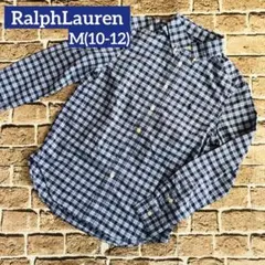 Ralph Lauren チェック柄長袖シャツM(10-12)