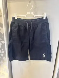 ラルフローレン　ネイビー 半ズボン ロゴホース付き　12歳サイズ　海外購入