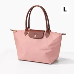 L／ピンク】ロンシャン ルプリアージュ 馬刺繍 トートバッグ - メルカリ