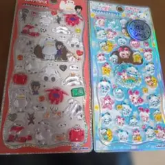 ベイマックスプチドロップシール　光るジュエルプチドロップシールぷわぷわパンちゃん