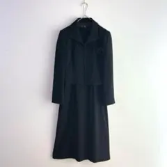 4036 【plata】ブラックフォーマル　冠婚葬祭　喪服　刺繍　9号　Ｍ