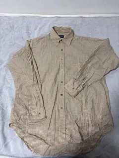 BEAMS チェック柄 長袖シャツ M