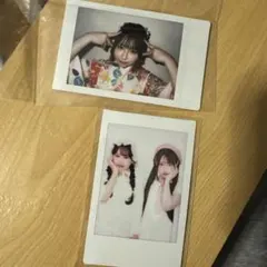 桜庭遥花　松本かれん　チェキ！！　ラルムと振袖セット！