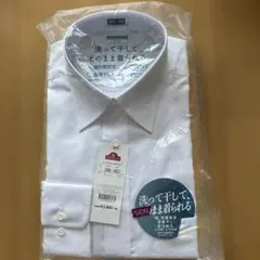 TOPVALU メンズドレスシャツ 38-80 ホワイトのサムネイル