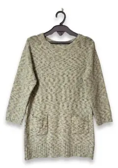 Persodea ぺルソディア ニット チュニック ウール混 サイズLL