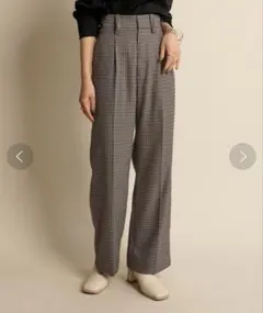 mline チェックタックパンツ　サイズ1