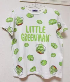 ディズニー プニュズ  Tシャツ リトルグリーンマン L PUNYUS（プニュズ）Tシャツ（リトルグリーンまん）| キャステル