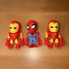 スパイダーマン アイアンマン フィギュア 3体セット