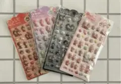 4枚セット　モンチッチ　ぷくぷくシール　ぷっくりシール　デコシール　3D ⑧