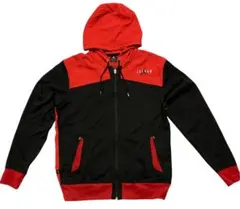 상태좋음 조던 JORDAN 풀 Zip パーカー L バイカラー 赤×黒