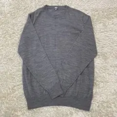 《 UNIQLO 》 100%ウール メリノクルーネックセーター XL