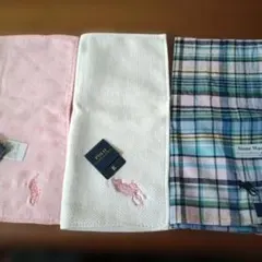 Polo Ralph Lauren タオルハンカチ 3枚セット