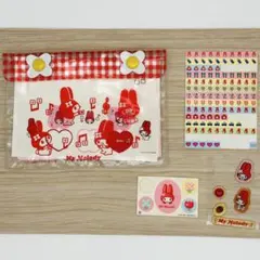 平成レトロ マイメロディ レターセット シール3枚4点セット サンリオ マイメロ