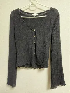 H&M トップス ブラウス　黒