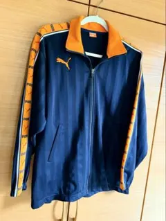お値下げ！　PUMA プーマ　ジャージ　ネイビー オレンジ ジャージ　SS