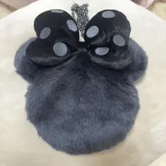 ミニー 黒 ファー ショルダーバッグ ポシェット