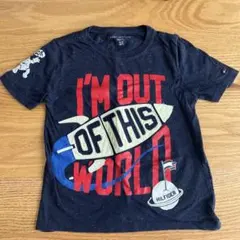 翌日匿名発送　トミーヒルフィガー Tシャツ 120 半袖 ロゴ ネイビー