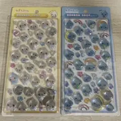 【正規品】ボンボンドロップシール　しずくちゃん・みるみるちゃんセット　通常サイズ