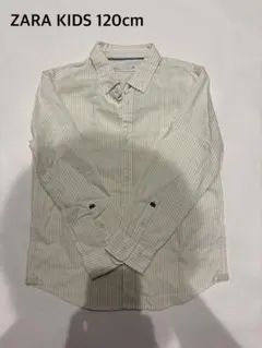 子供服 ZARA KIDS ストライプシャツ 122cm