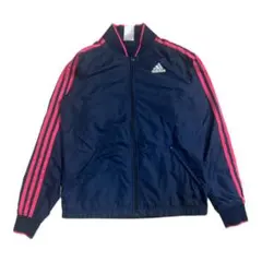 adidas アディダス ロゴ スリーライン ナイロン トラック ジャケット